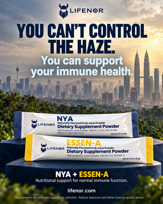 You Can’t Control the Haze. You Can Support Your Immune Health.